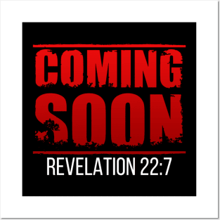 Jesus coming soon Posters and Art